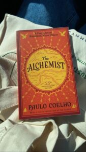 The Alchemist book cover by Paulo Coelho